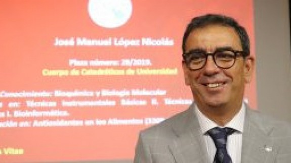 José Manuel López Nicolas, vicerrector de Transferencia y Divulgación Científica de la Universidad de Murcia