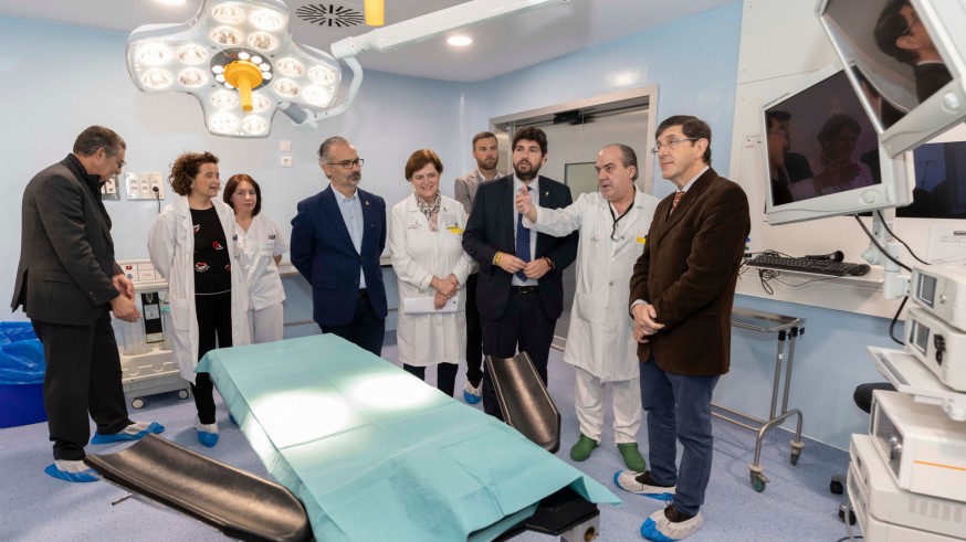 Inauguración de las nuevas instalaciones del hospital de Caravaca.