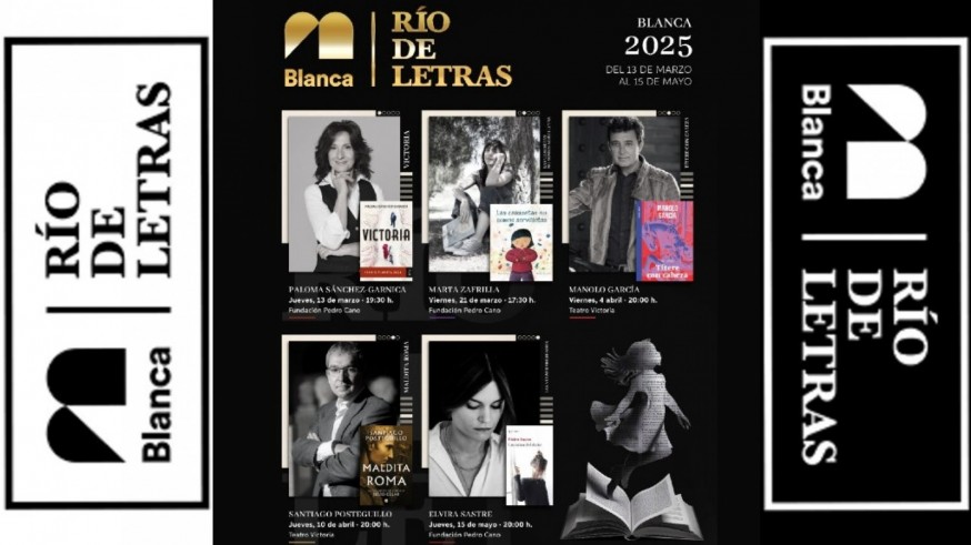 Hablamos de la programación de la XIII edición de Río de Letras con el alcalde de Blanca, Ángel Pablo Cano