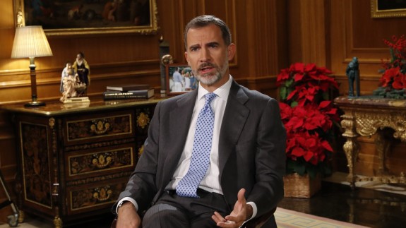 VÍDEO. El Rey elige el Salón de Audiencias del Palacio de la Zarzuela para pronunciar su mensaje de Navidad