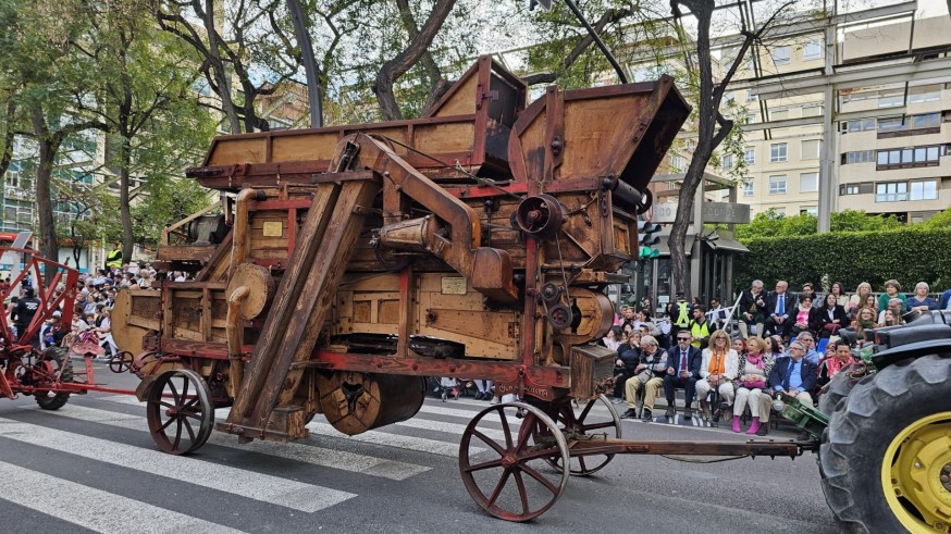 Luz verde a la protección de la "joya de la huerta": la trilladora centenaria de Murcia tendrá su propio cobertizo