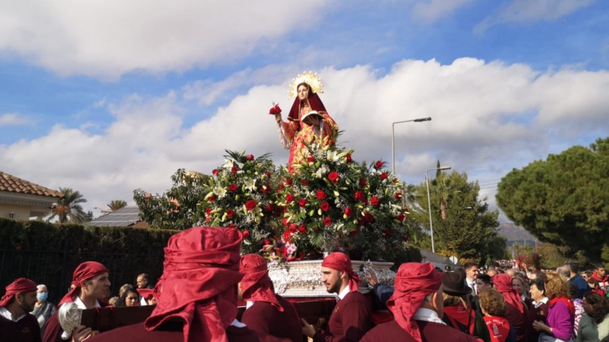 La Santa de Totana recupera su romería de bajada después de 3 años