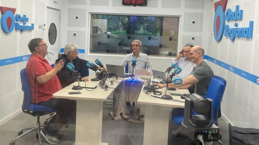 Alfonso Hernández Quereda, Joaquín Sánchez, Juan Guillamón y Jesús Arroyo analizan las noticias del día en Onda Regional de Murcia