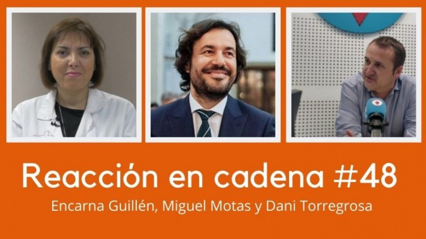 Encarna Guillén, Miguel Motas y Daniel Torregrosa