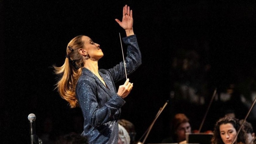 La aguileña Isabel Rubio triunfa dirigiendo los conciertos de Año Nuevo en el Palau de la Música Catalana