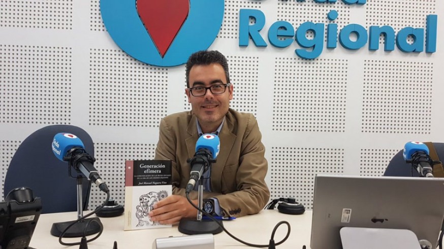 José Manuel Noguera, con su nuevo libro 'Generación Efímera'