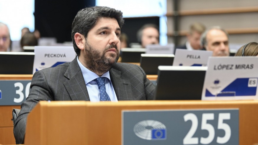 López Miras cancela su agenda parlamentaria para asumir cargos en el Comité Europeo de las Regiones