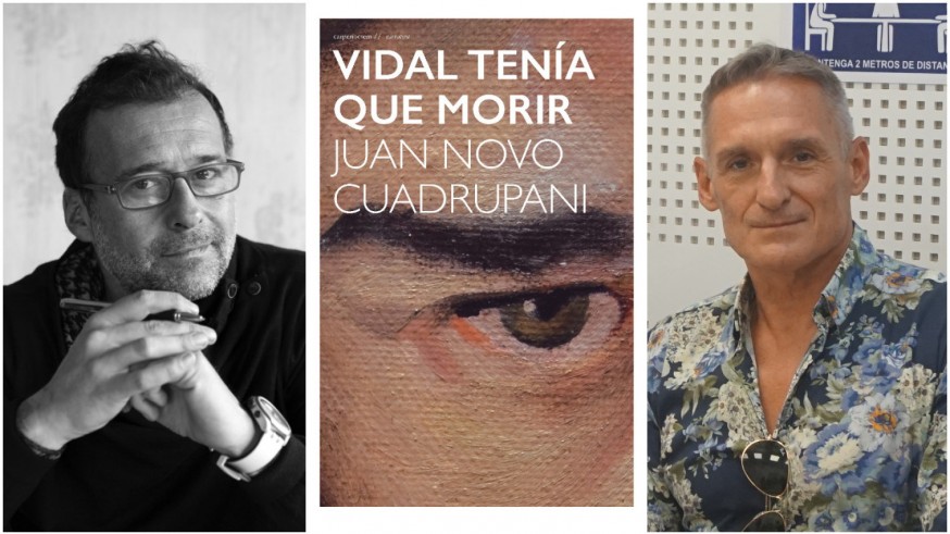 Junto con el comisario Ignacio del Olmo, el escritor Juan Novo Cuadrupani nos presenta su novela 'Vidal tenía que morir'