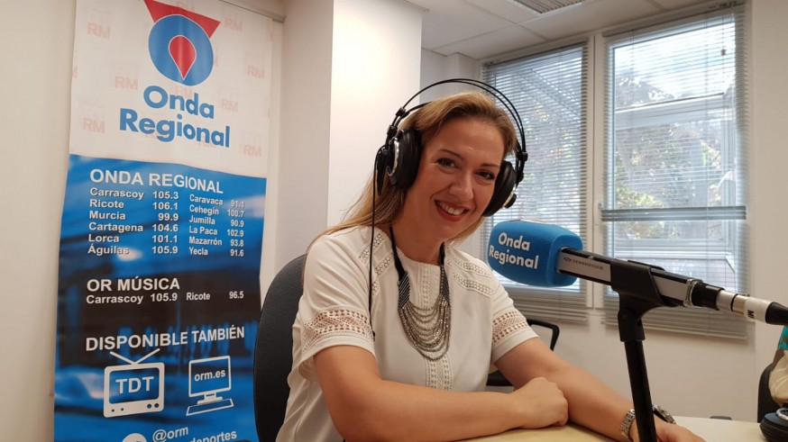 Ana María Fernández en una imagen de archivo de Onda Regional 