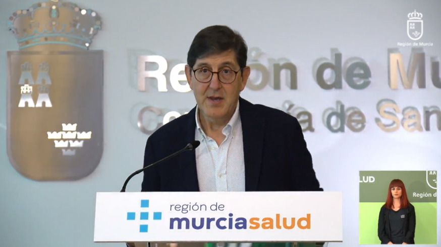 Villegas en la comparecencia de este martes.