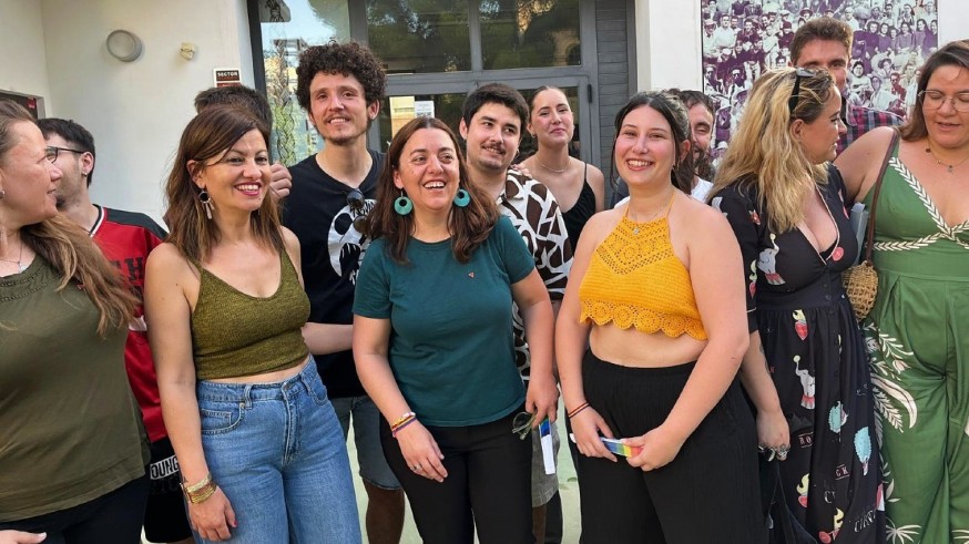 Encuentro de la ministra Sira Rego con jóvenes en Cieza