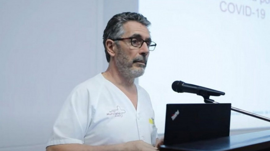 Alberto Torres, Jefe de Medicina Preventiva de La Arrixaca. YOUTUBE DAVID SIMÓ