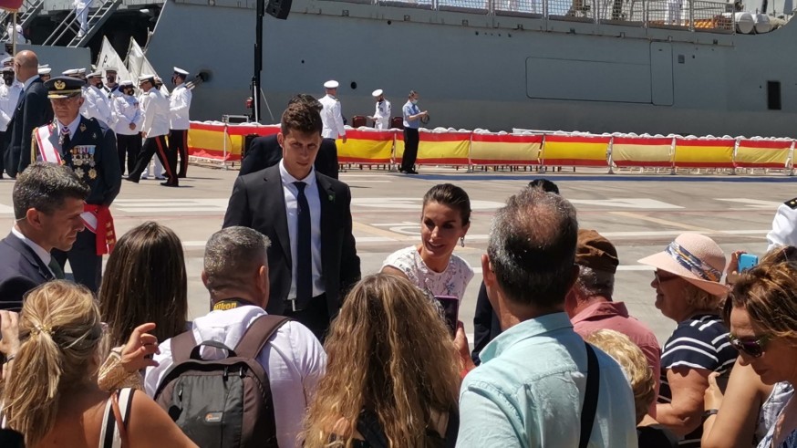La Reina ensalza en Cartagena el compromiso "sereno y audaz" de la Fuerza de Guerra Naval Especial 