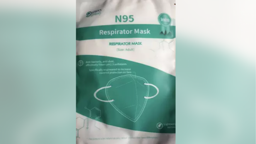 Modelo de mascarilla defectuosa