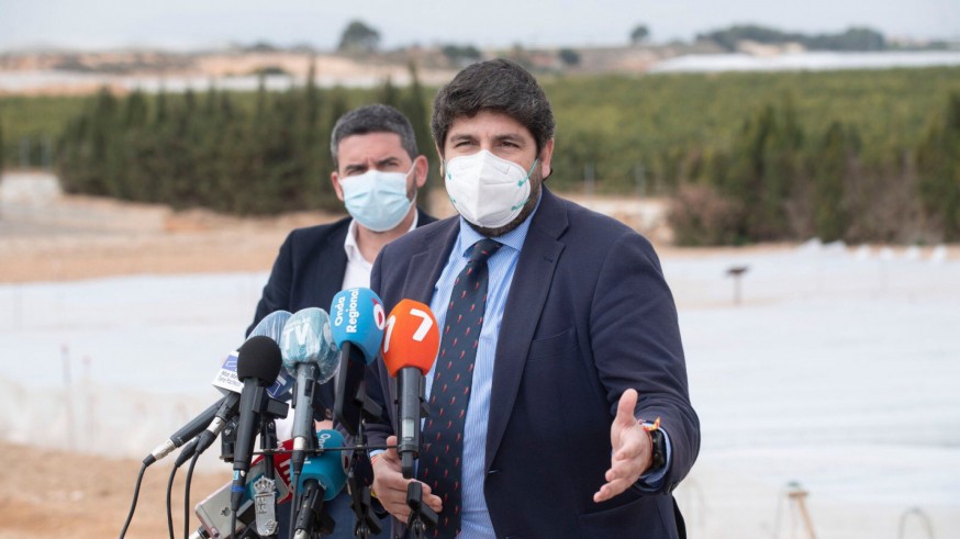 López Miras este lunes durante un acto en San Javier