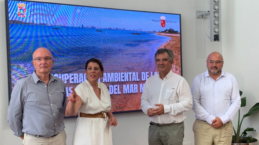 La eliminación de lodos del Mar Menor empezará con una experiencia piloto en Estrella de Mar