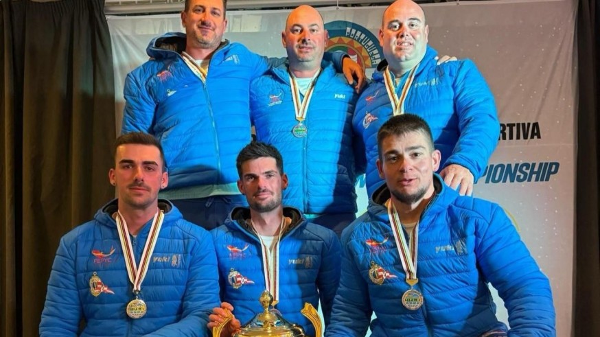 El CN Santa Lucía revalida el título mundial de pesca desde la orilla