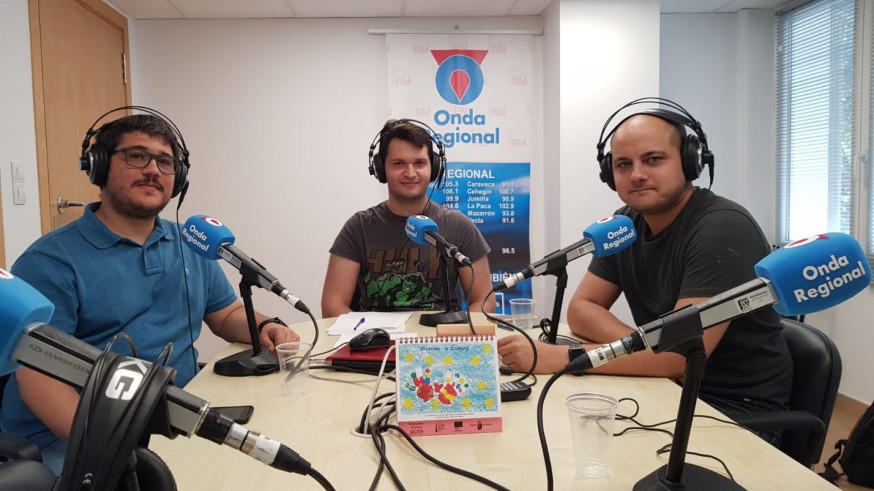 Joaquín Cruces, Mariano Fernández y Víctor Martínez en Onda Regional
