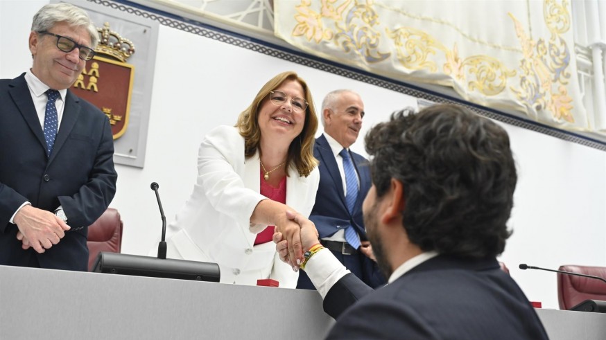 Visitacion Martínez, nueva presidenta de la Asamblea Regional de Murcia
