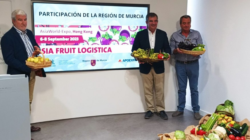 Las frutas y hortalizas de la Región vuelven a la feria ‘Asia Fruit Logistica’ del 6 al 8 de septiembre