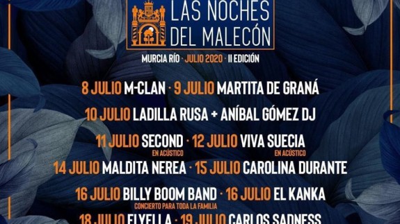 MÚSICA DE CONTRABANDO. Las Noches del Malecón se reinventa con artistas como M-Clan, Maldita Nerea, Coque Malla, Carolina Durante, Viva Suecia, Second o El Kanka