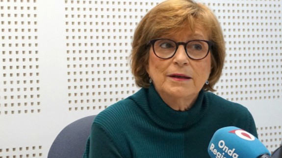 Amparo Marzal, presidenta de UNICEF en Murcia, en una imagen de archivo de Onda Regional