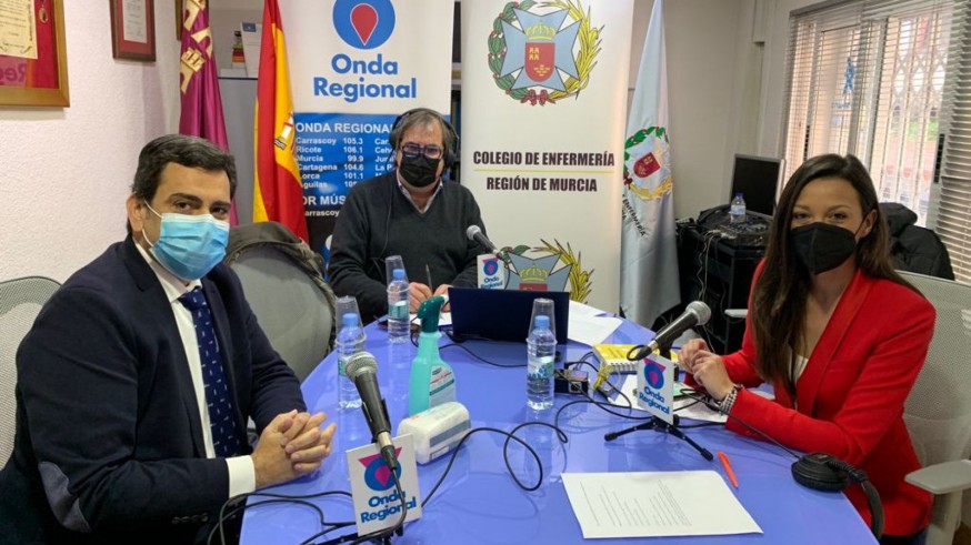 Díez de Revenga junto a Adolfo Fernández y Carmen Mª Conesa