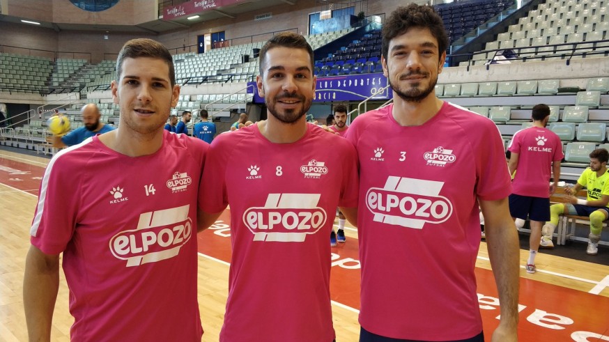 Fernan, Andresito y Tolrà, convocados con la selección española. Foto: ELPOZO MURCIA FS