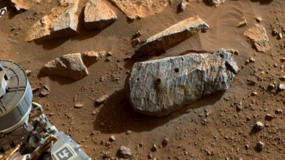 Rocas perforadas. NASA