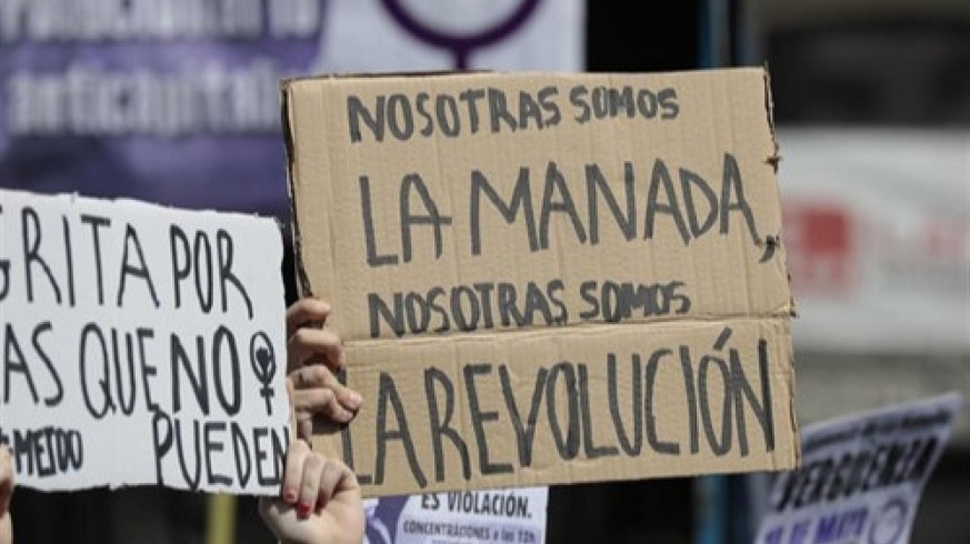 Manifestación para protestar contra la sentencia de La Manada