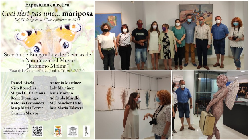 TARDE ABIERTA. La exposición 'Ceci n'est pas une... mariposa' se inaugura hoy en el Museo Etnográfico de Jumilla