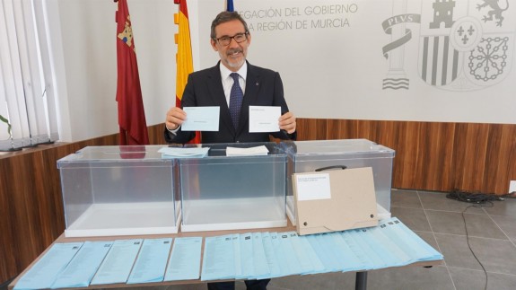 Francisco Jiménez en la presentación del dispositivo electoral