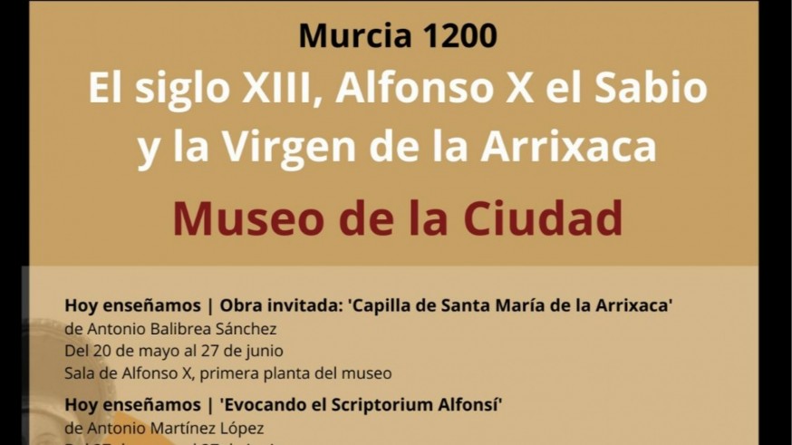Noticias desde el Museo de la Ciudad. Actividades sobre la Virgen de la Arrixaca