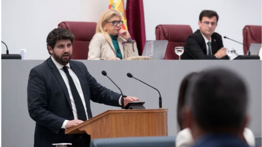 López Miras: 'No pienso convocar elecciones, las próximas serán en mayo de 2023'
