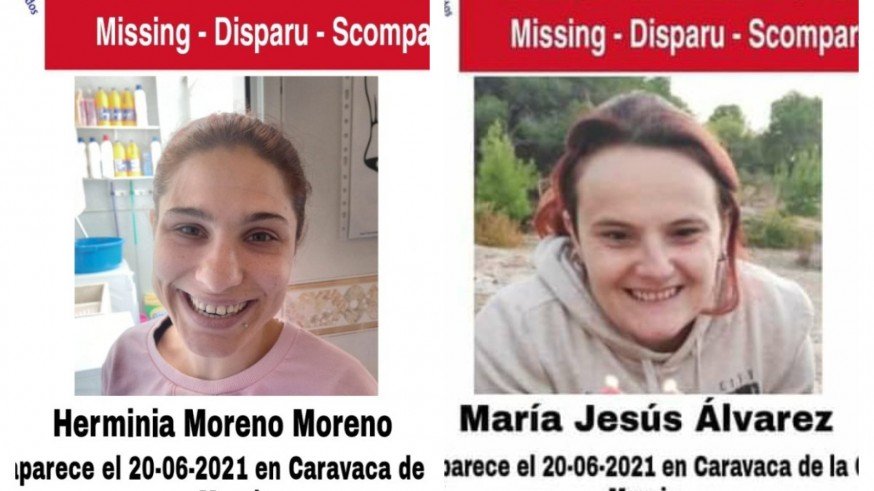 Fotografía de las jóvenes desaparecidas