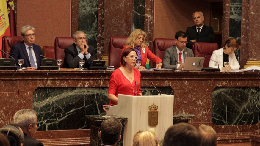 Isabel Franco durante su intervención
