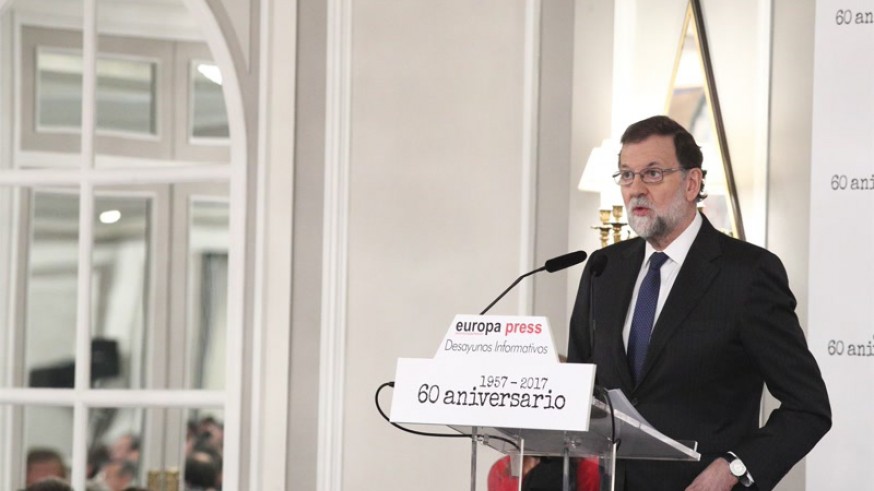 Rajoy, en los desayunos de Europa Press