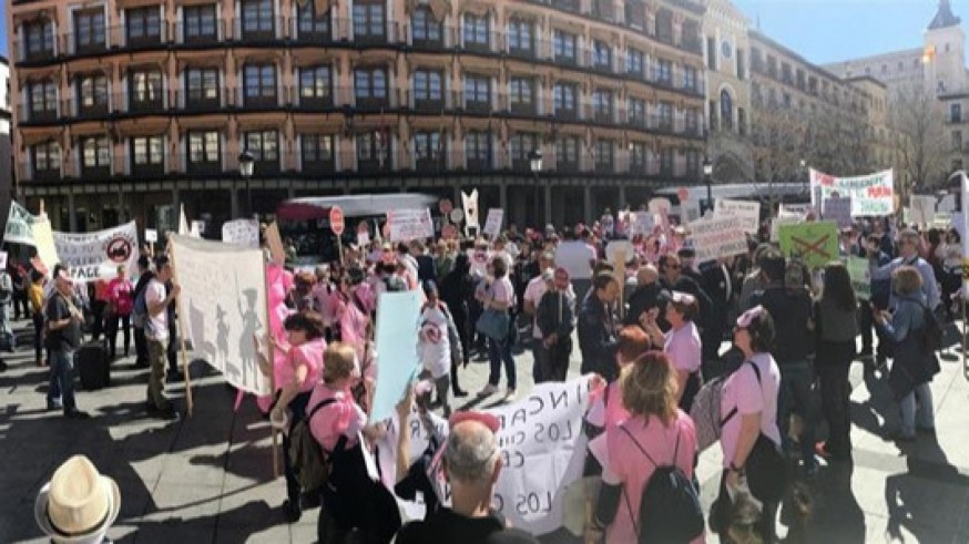 Protesta en Toledo