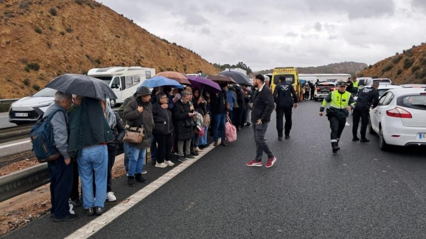 Las víctimas del accidente siguieron para Roquetas de Mar