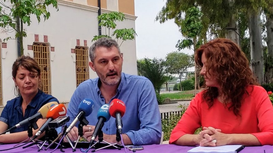 Urralburu en rueda de prensa esta mañana