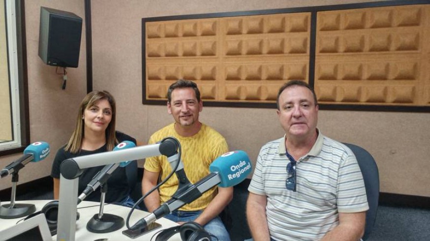 Raquel Torres, Pedro Alejandro Villalba y Alfredo Ávila en Onda Regional
