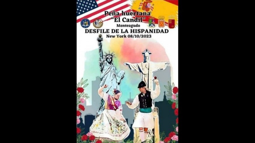 La peña huertana El Candil de Monteagudo abrirá el desfile de la Hispanidad en Nueva York