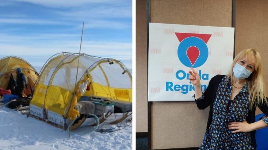 Una murciana forma parte de la expedición que recorrerá parte de Groenlandia en trineo de viento