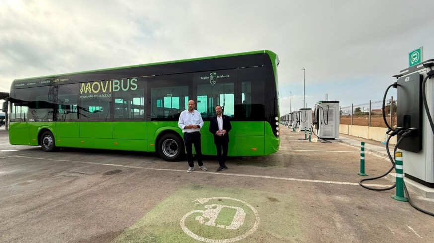 Cartagena completa la red regional de recarga con 26 puntos para autobuses eléctricos