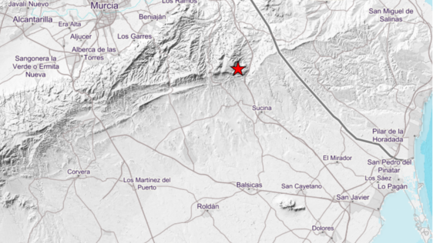 Terremoto de 3,1 grados en Murcia