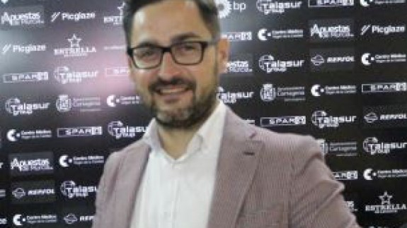 Paco Belmonte, presidente del FC Cartagena:"Vamos a ir a Majadahonda a ganar la eliminatoria" 