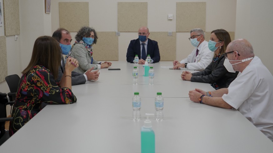 Reunión entre responsables de la UPCT y el Servicio Murciano de Salud