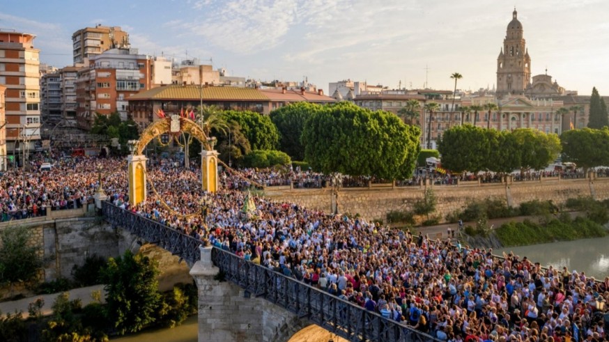 Transporte público gratuito para acompañar a la Virgen de la Fuensanta