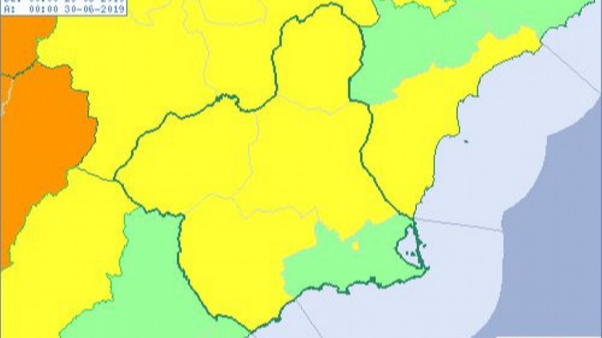 Meteorología amplía el aviso amarillo por calor al domingo