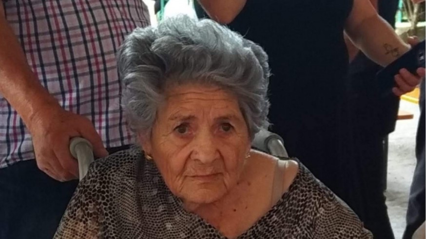 Juana, de 90 años, una de las personas fallecidas en la residencia Caser